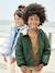 Windcheater with Sherpa-Lined Hood for Boys caramel+khaki+navy blue+olive 