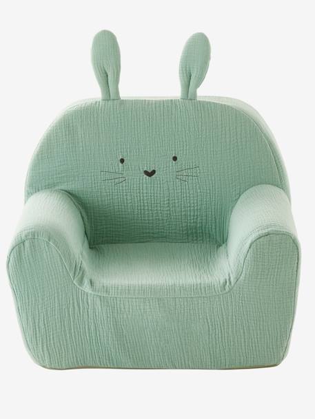 Foam Armchair, Rabbit Dark Green 