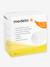 Box of 4 Washable Safe & Dry Nursing Pads by MEDELA White 