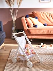 -Wooden Pushchair for Dolls - Wood FSC®100% Certified 
