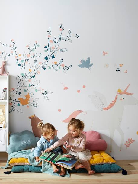 Giant Sticker, Enchanted Forest Light Grey 