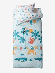 Bedding & Decor-Child's Bedding-Duvet Covers-Ready-for-bed Set, without Duvet, JUNGLE PARTY