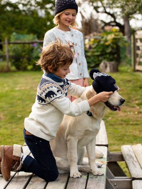 Slim Leg Corduroy Trousers for Boys bordeaux red+Dark Blue+Tan 