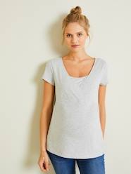 Maternity-Nursing Clothes-Pack of 2 Wrap-Over T-Shirts, Maternity & Nursing Special
