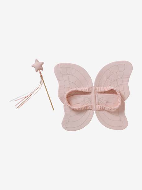 Butterfly Wings in Cotton Gauze + Magic Wand Pink 
