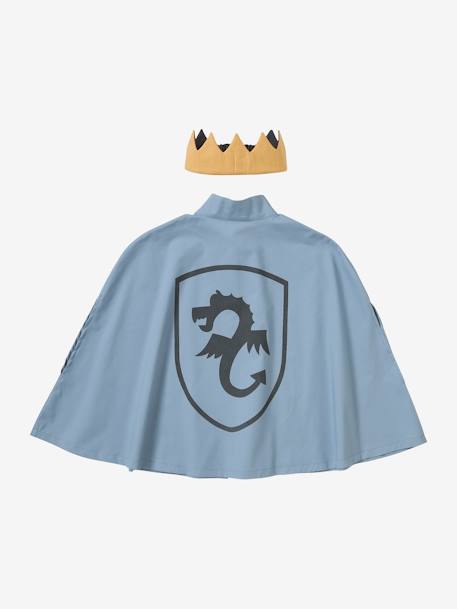 Knight Costume with Cape + Crown Green 