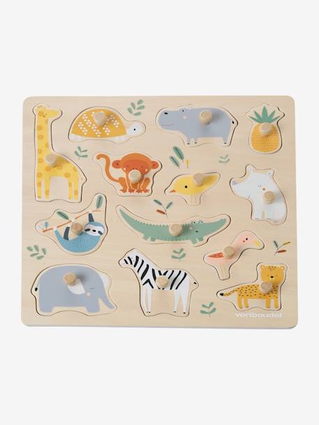 Jungle Peg Puzzle - Wood FSC®100 Certified Multi 