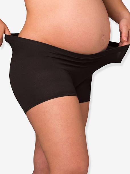 Pack of 2 Deluxe Maternity & Hospital Panties, Seamless, by CARRIWELL Black 