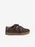 Touch-Fastening Leather Trainers for Girls, Designed for Autonomy Brown/Print 