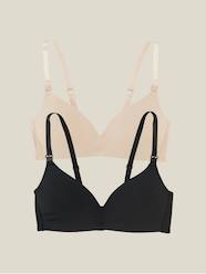 Maternity-Lingerie-Bras-Pack of 2 Nursing Special Microfibre Bras