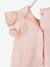 T-Shirt with Flowers in Relief, for Babies Light Pink+vanilla 