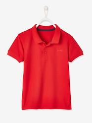 Short Sleeve Polo Shirt, Embroidery on the Chest, for Boys