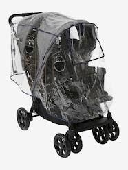 Nursery-Pushchair Accessories-Full-Body Rain Cover for Double Pushchair by Vertbaudet