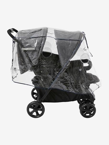 Full-Body Rain Cover for Double Pushchair by Vertbaudet NO COLOR 