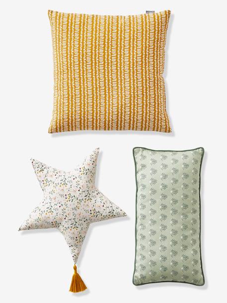 Set of 3 assorted cushions Multi 