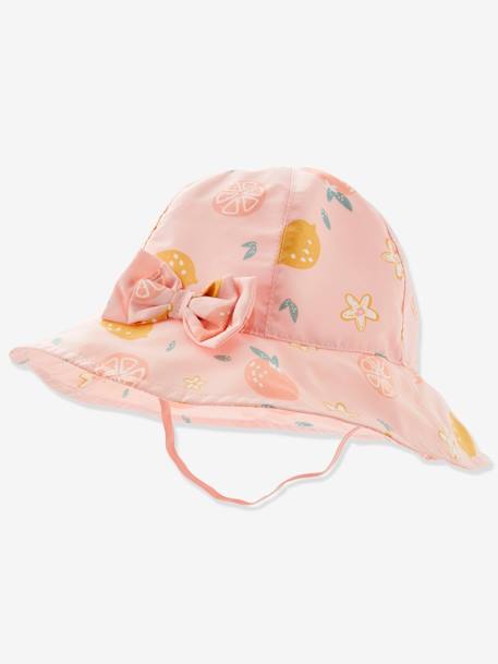 Printed Hat for Baby Girls Light Pink/Print 