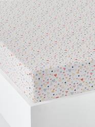 Bedding & Decor-Fitted Sheet for Children, Happy Hearts Theme
