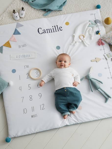 Baby Photo Mat White 