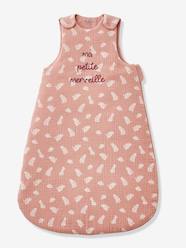 Sleeveless Baby Sleep Bag in Organic* Cotton Gauze, Merveille Theme