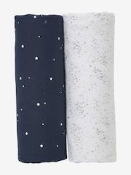 Nursery-Pack of 2 Covers for Cots & Co-Sleeping Cribs, in Organic Cotton*