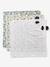 Pack of 3 Muslin Squares, Hanoi Theme Green 