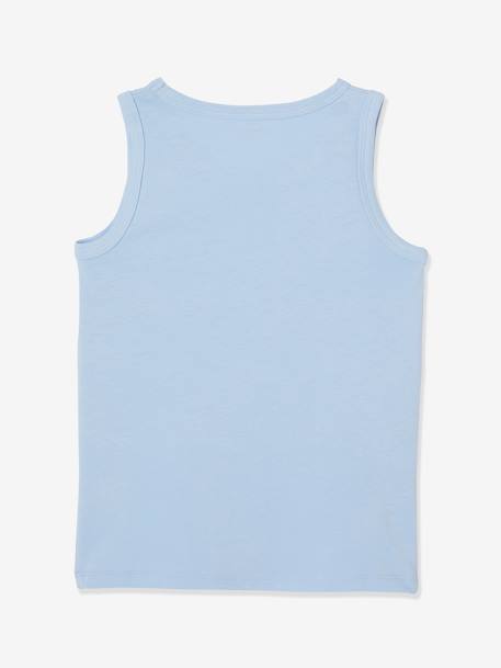 Pack of 3 Tank Tops for Boys Blue 