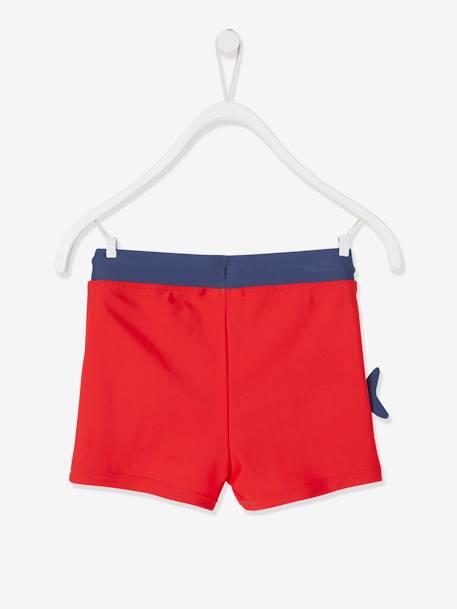 Swim Shorty with 3D Fish for Boys Pink 