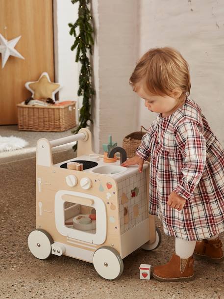My First Kitchen/Walker - Wood FSC®100%  Certified White 