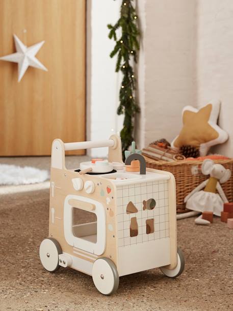 My First Kitchen/Walker - Wood FSC®100%  Certified White 