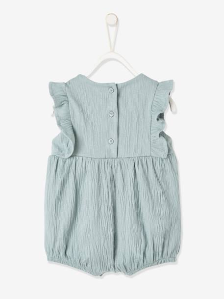 Sleeveless Jumpsuit for Babies Grey+red 