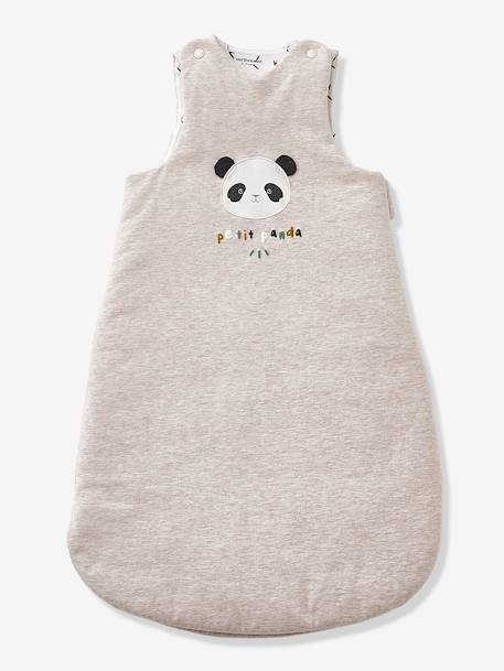 Sleeveless Baby Sleep Bag, PETIT PANDA Grey 