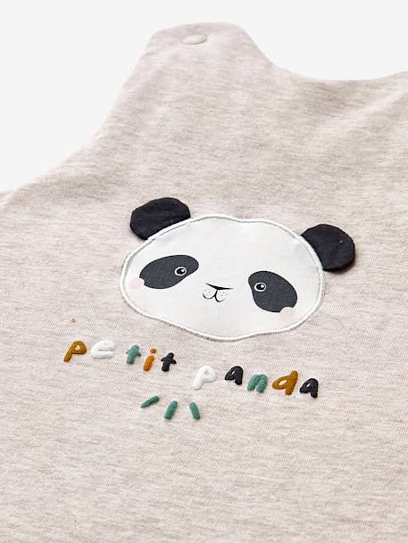 Sleeveless Baby Sleep Bag, PETIT PANDA Grey 