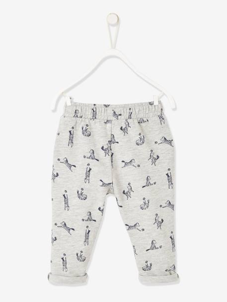 Fleece Trousers for Baby Boys Light Grey 