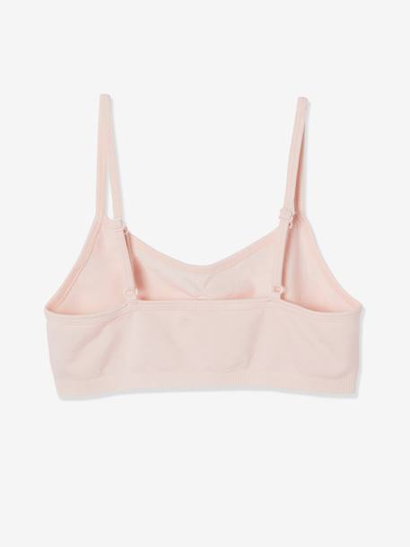Pack of 2 Crop Tops in Microfibre for Girls Light Pink 