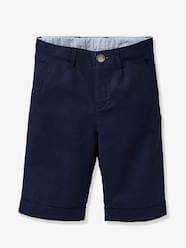 Boys-Boy's linen/cotton formalwear Bermuda shorts