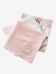 Nursery-Changing Mattresses & Nappy Accessories-Nappies-Pack of 3 Nappies, EAU DE ROSE Theme