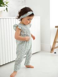 Baby-Outfits-Jumpsuit + Headband Set, for Baby Girls