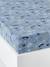 Children's Fitted Sheet, Cosmos Theme Blue/Print 