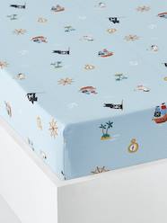 Bedding & Decor-Child's Bedding-Fitted Sheet for Children, P for Pirate Theme