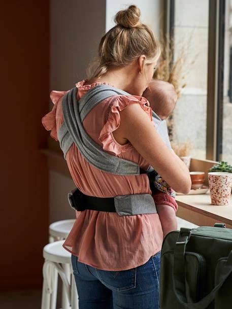 Front Carry Baby Carrier, Physiologique + Vertbaudet Light Grey 