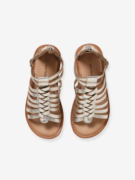 Leather Gladiator Sandals for Children, Designed for Autonomy 6497 