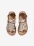 Leather Gladiator Sandals for Children, Designed for Autonomy 6497 