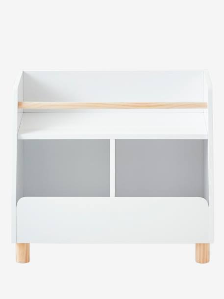 Storage Unit, Mixed Shelf + Trays, Ptilou Wood/White 