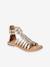Leather Gladiator Sandals for Children, Designed for Autonomy 6497 