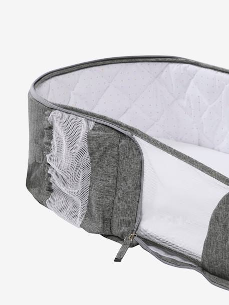 Foldable Travel Carrycot by Vertbaudet Light Grey 