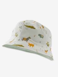 Reversible Hat with Animals, for Baby Boys