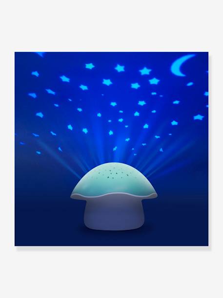 Musical Night Light with Star Projector, Champignon by PABOBO Blue+Pink 