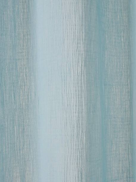 Sheer Curtain in Cotton Gauze Light Blue+Light Pink 