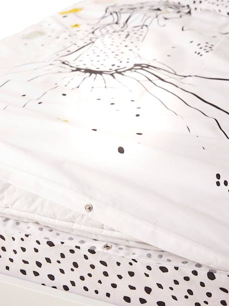 Magicouette® Duvet Set for Children, Princess & Little Dots White 