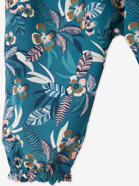 Loose-Fitting Printed Trousers, for Babies Dark Green/Print 